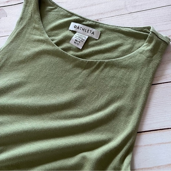 EUC Athleta Santorini Thera Dress in Eucalyptus Olive size Medium Tall - Picture 11 of 13
